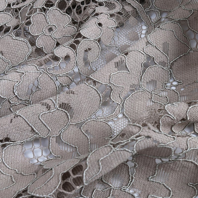 3D Dress Cutwork Nylon Lace Fabric for Women's Wear Wholesale Supplier 3